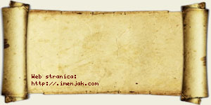 Dijana Avramović vizit kartica